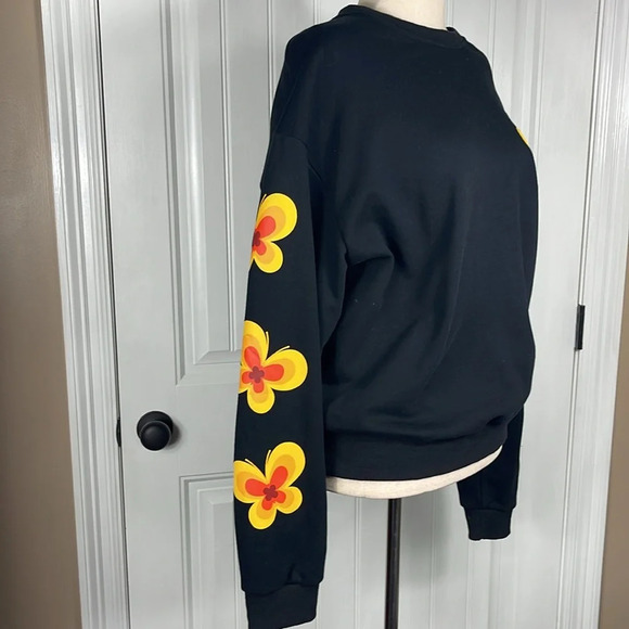 Petals and Peacock/70’S inspired sweatshirt Good Energy Sz XL - Picture 9 of 16